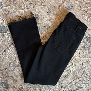 Mother The Hustler Ankle Fray Jeans in Not Guilty  black women’s 28